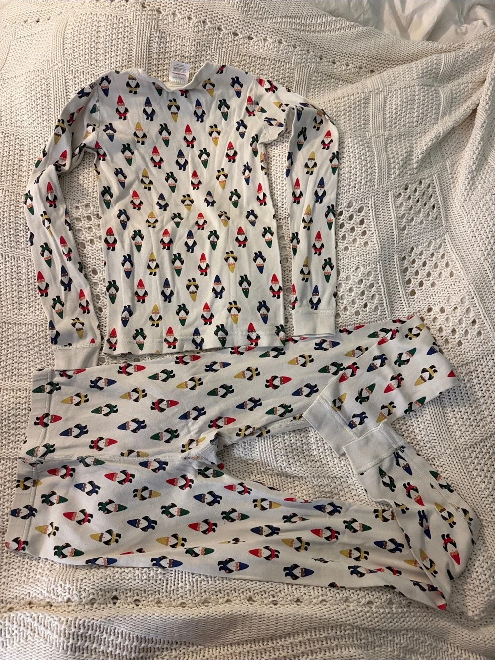 Hanna Andersson Gnome Print Pajama Set - Long Sleeve & Pants